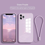 Tempered glass phone case for iPhone 11 series